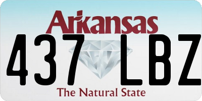 AR license plate 437LBZ