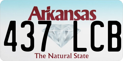 AR license plate 437LCB