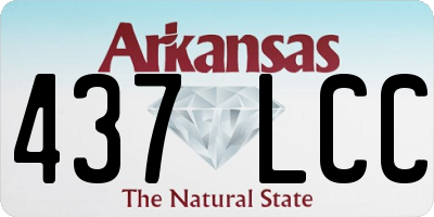 AR license plate 437LCC