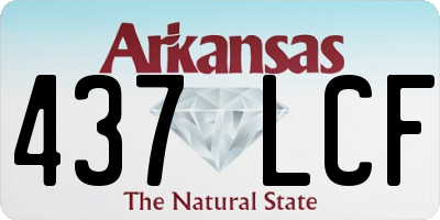 AR license plate 437LCF