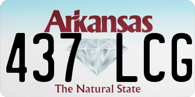 AR license plate 437LCG