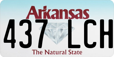 AR license plate 437LCH