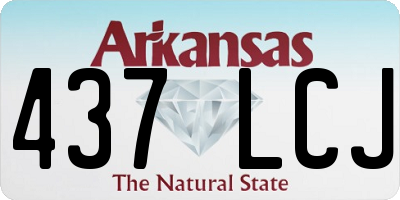 AR license plate 437LCJ