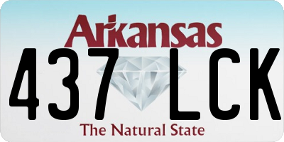 AR license plate 437LCK