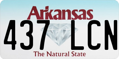 AR license plate 437LCN