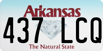 AR license plate 437LCQ