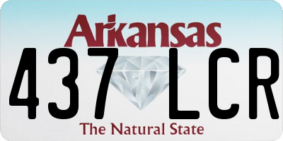 AR license plate 437LCR