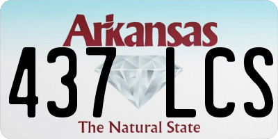AR license plate 437LCS
