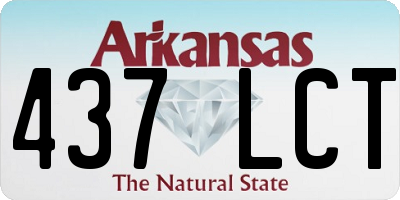 AR license plate 437LCT