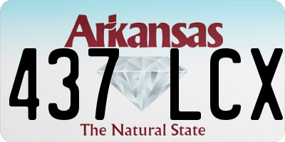 AR license plate 437LCX