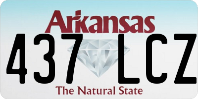 AR license plate 437LCZ