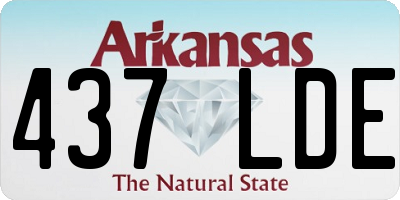 AR license plate 437LDE