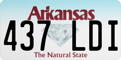 AR license plate 437LDI