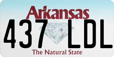 AR license plate 437LDL