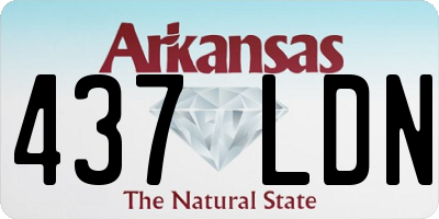 AR license plate 437LDN