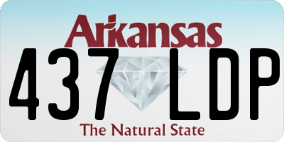AR license plate 437LDP