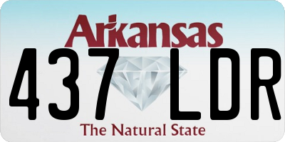 AR license plate 437LDR