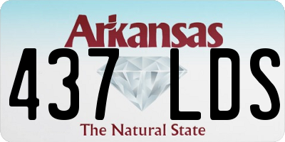 AR license plate 437LDS