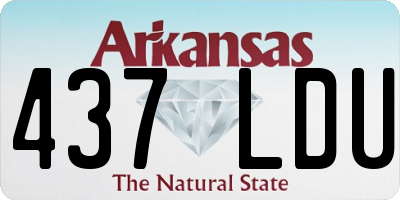 AR license plate 437LDU