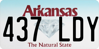AR license plate 437LDY