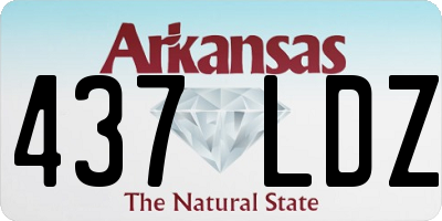 AR license plate 437LDZ