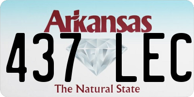 AR license plate 437LEC