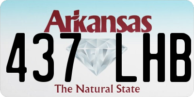 AR license plate 437LHB