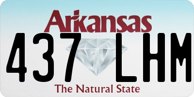 AR license plate 437LHM