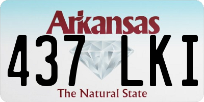 AR license plate 437LKI