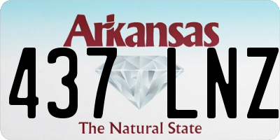 AR license plate 437LNZ