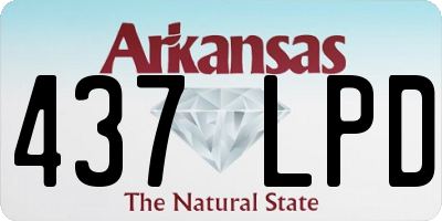 AR license plate 437LPD