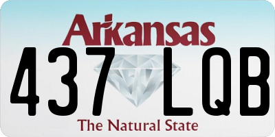AR license plate 437LQB