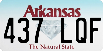 AR license plate 437LQF