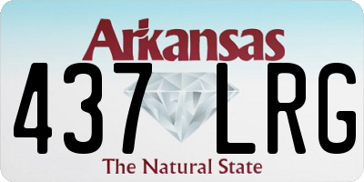 AR license plate 437LRG