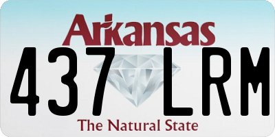 AR license plate 437LRM