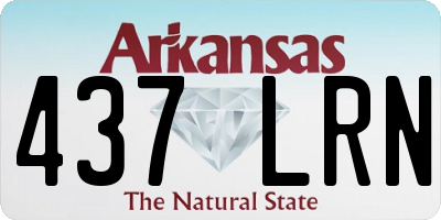 AR license plate 437LRN