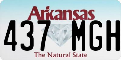 AR license plate 437MGH