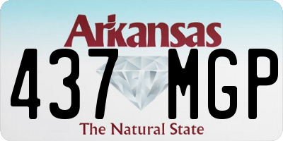 AR license plate 437MGP