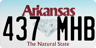 AR license plate 437MHB