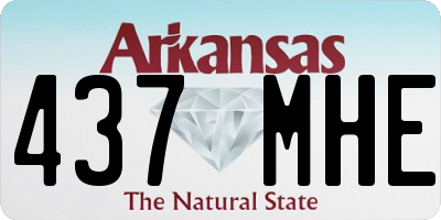 AR license plate 437MHE