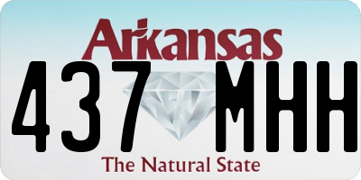AR license plate 437MHH