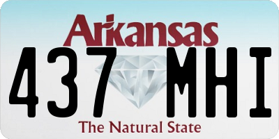 AR license plate 437MHI