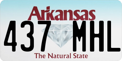 AR license plate 437MHL