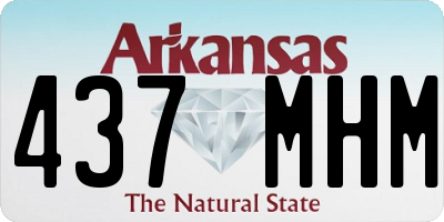 AR license plate 437MHM