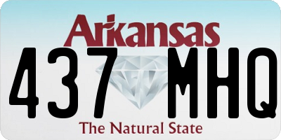 AR license plate 437MHQ