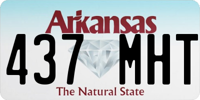 AR license plate 437MHT