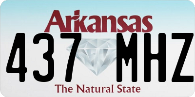AR license plate 437MHZ