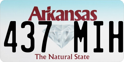 AR license plate 437MIH
