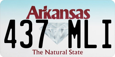 AR license plate 437MLI