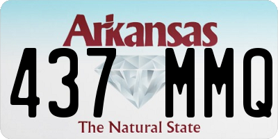 AR license plate 437MMQ